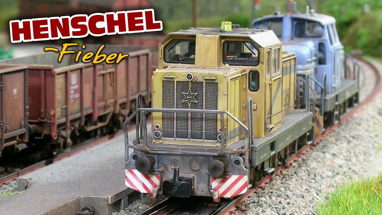 ALTE Werksdiesel: Henschel DHG 700C + 500C Märklin / Trix GEPIMPT und patiniert  |  REMAKE-VIDEO
