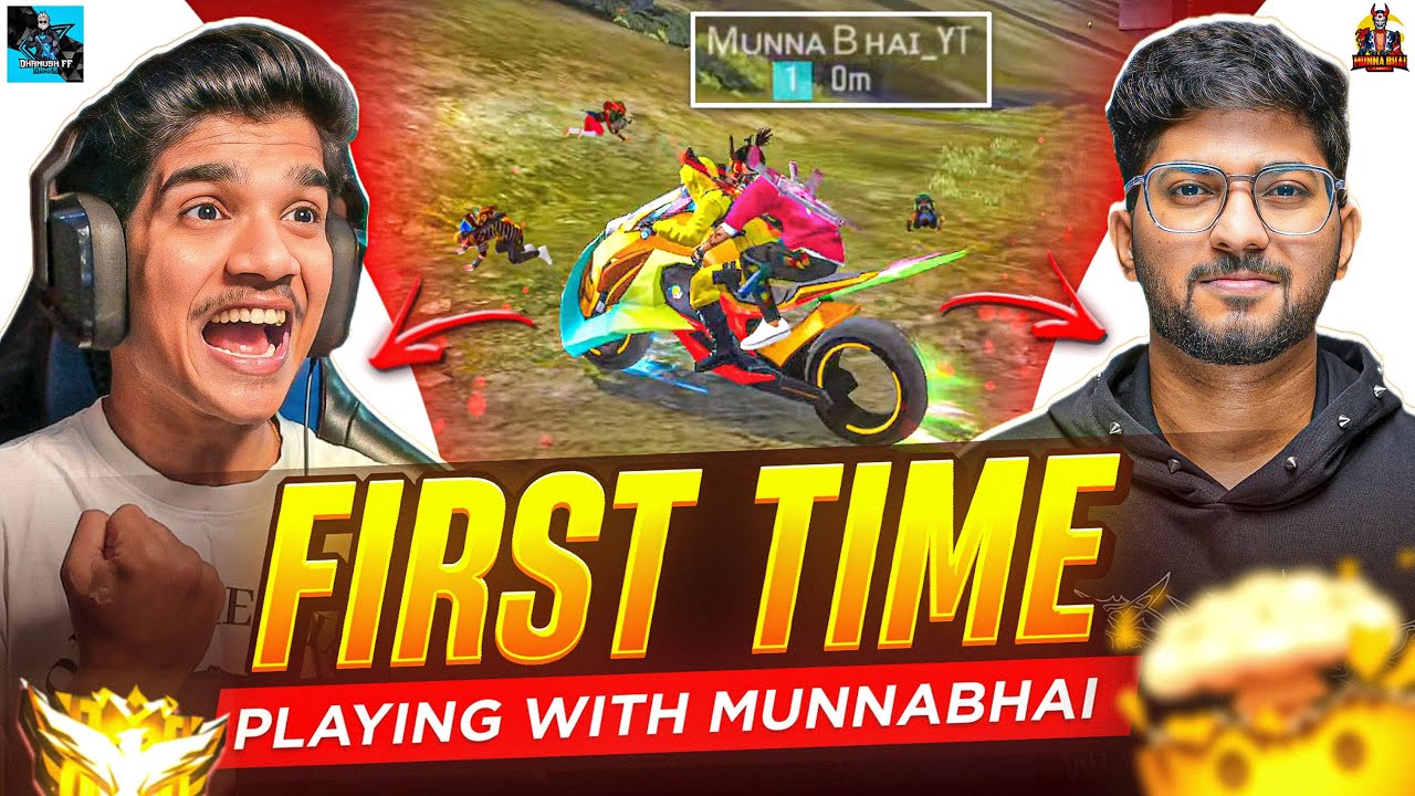 Моя первая игра с 🔥@Munnabhaigaming | 12 убийств, БУУУУУУ😱 | Free Fire на телугу #dfg #freefire