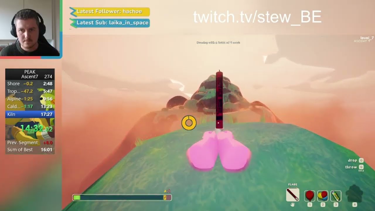 PEAK World Record Speedrun | Ascent 7 | Glitched Shroomalloon