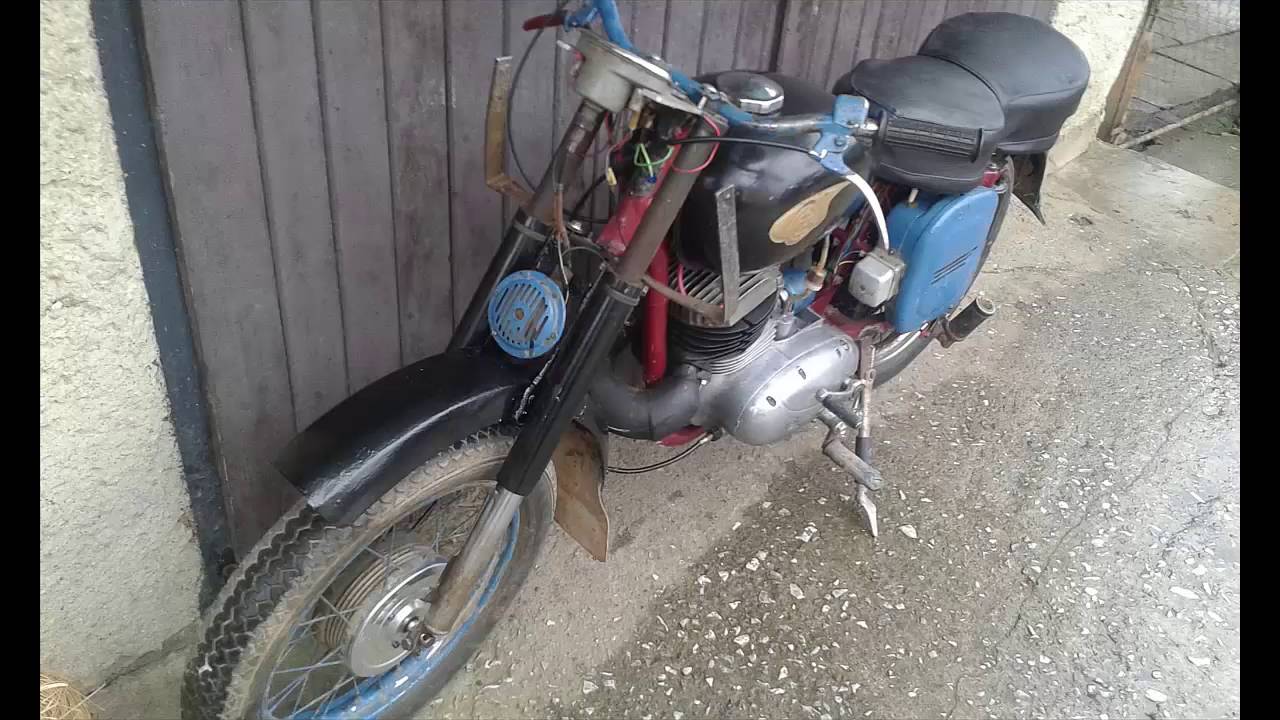 Stavba motorky čz 175/450