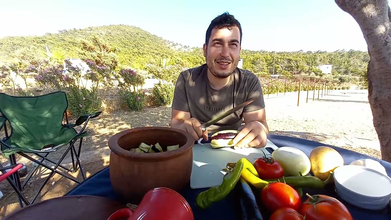 Aydıncık Tabiat Parkı Kampta Güveç