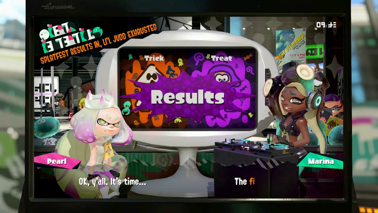Splatoon 2: Splatfest #44 - Trick vs. Treat (Splatoween) 2020 Rematch | Results
