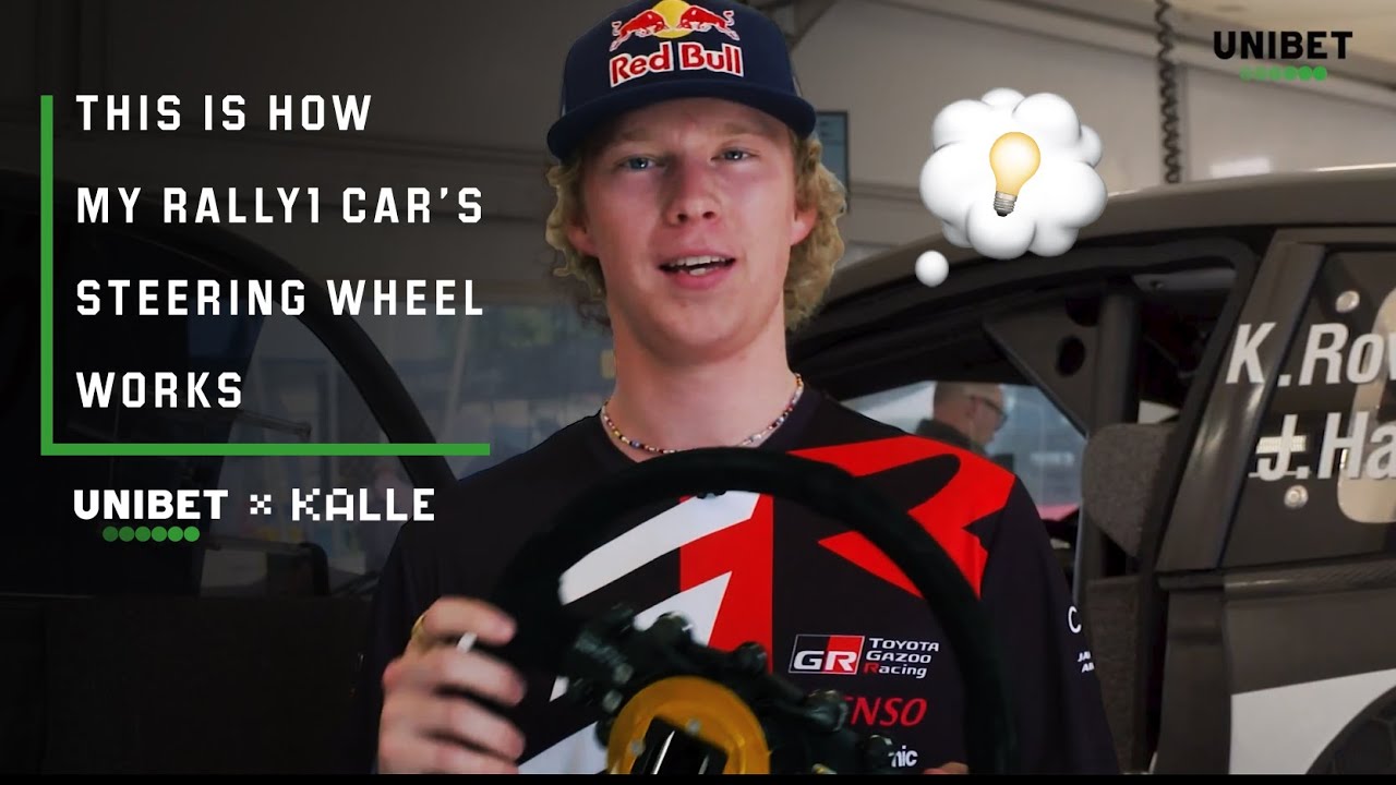 This Is How My Rally Car's Steering Wheel Works - UNIBET x KALLE