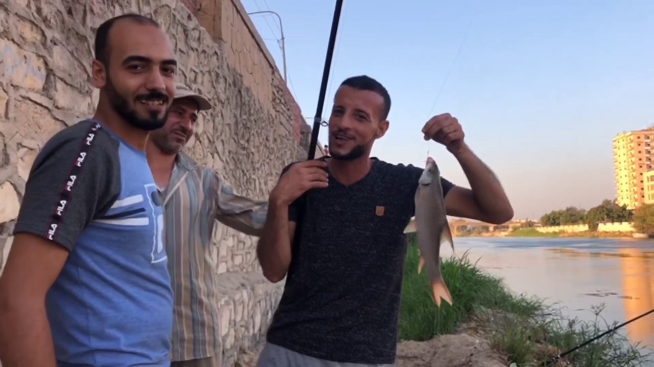 شاهد صيد سمك البني بالعنب البناتي الاحمر