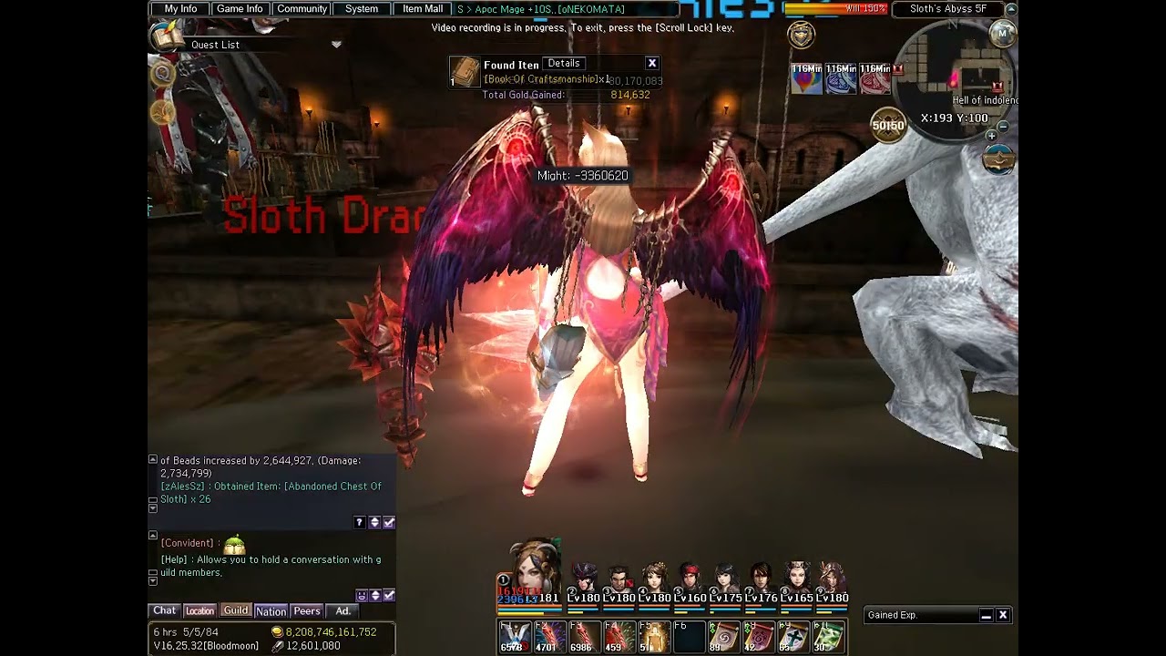 Atlantica  Eternal Sloth's Abyss 5F Celestial Hunter