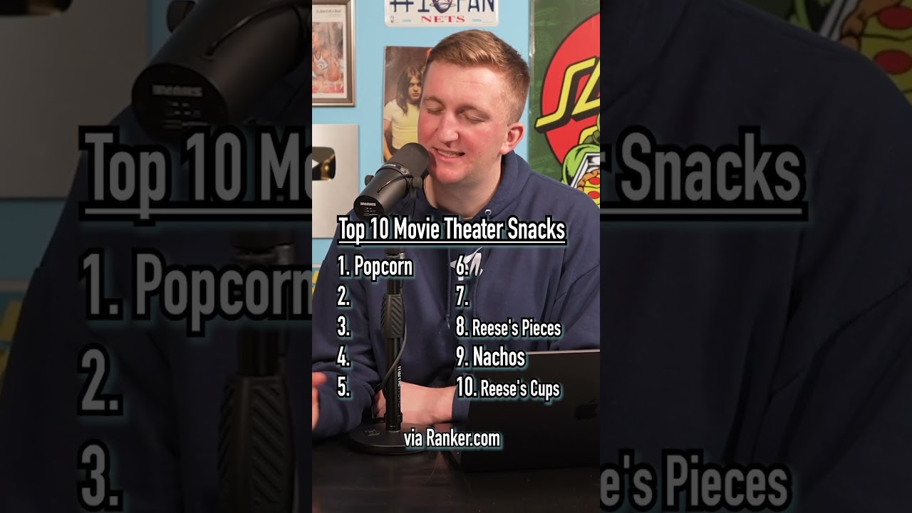 GUESSING The TOP 10 Best MOVIE THEATER SNACKS! #shorts #movies #snacks #food #foodie