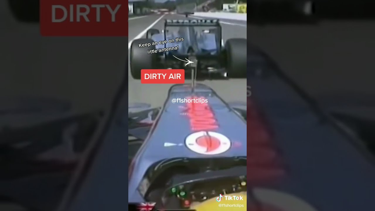 How bad dirty air really is #f1 #f1shorts #shorts