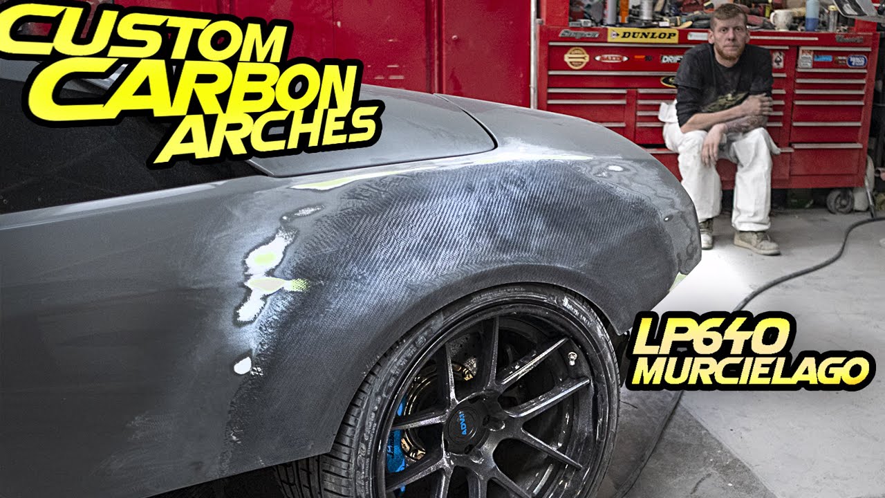 Custom carbon fibre - GT1 Lamborghini Murcielago LP640 project  Pt-14