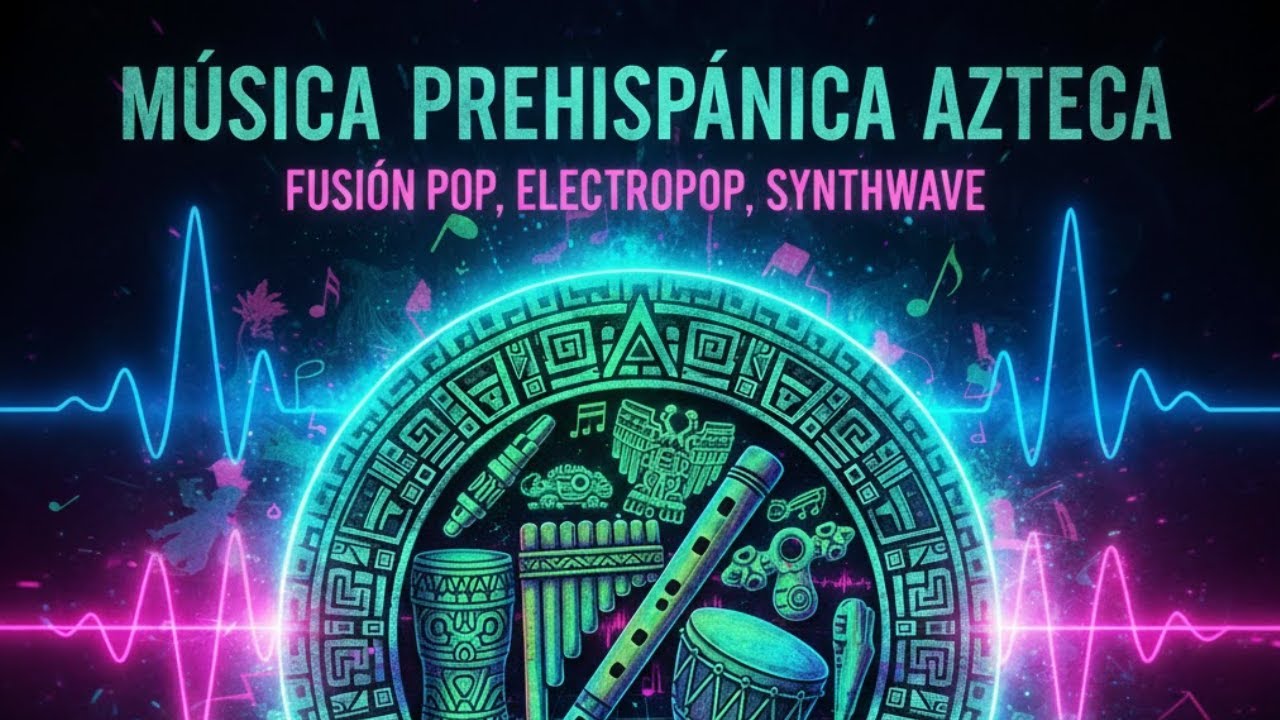 Música prehispánica Azteca - Fusión pop, electropop, synthwave