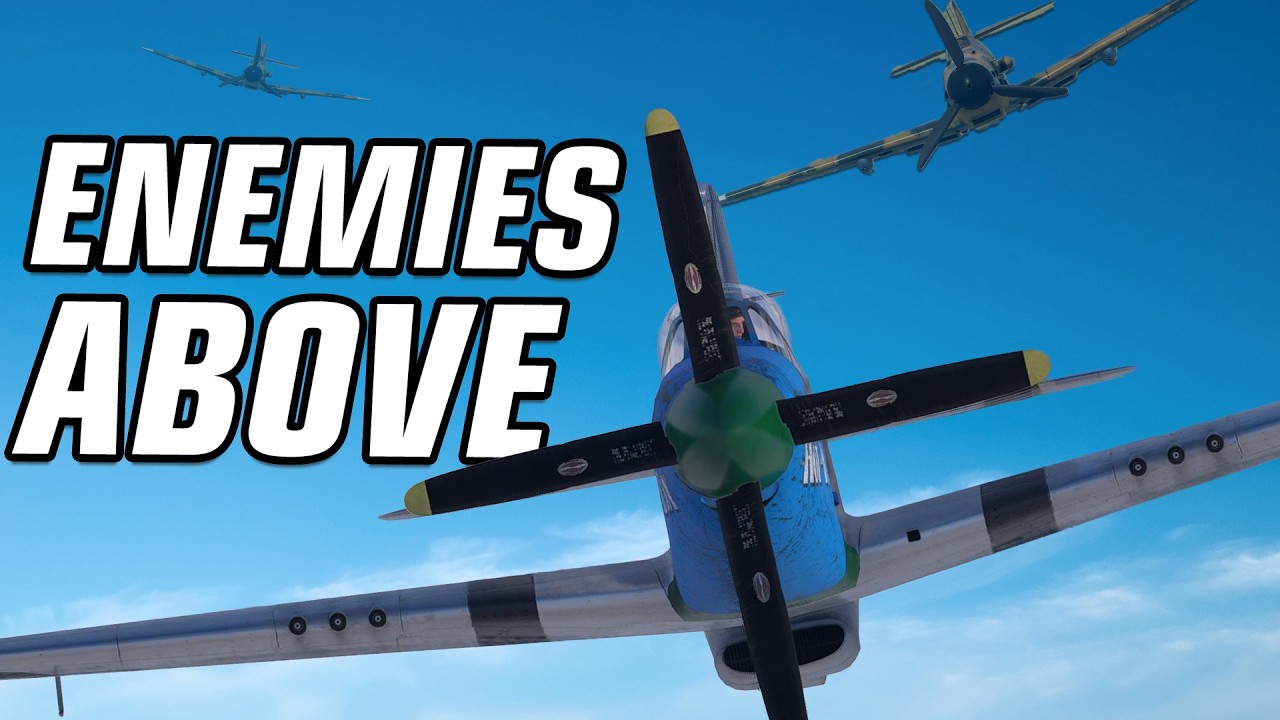 P-51 Mustang — Враги над вами? Отлично. | War Thunder Air RB
