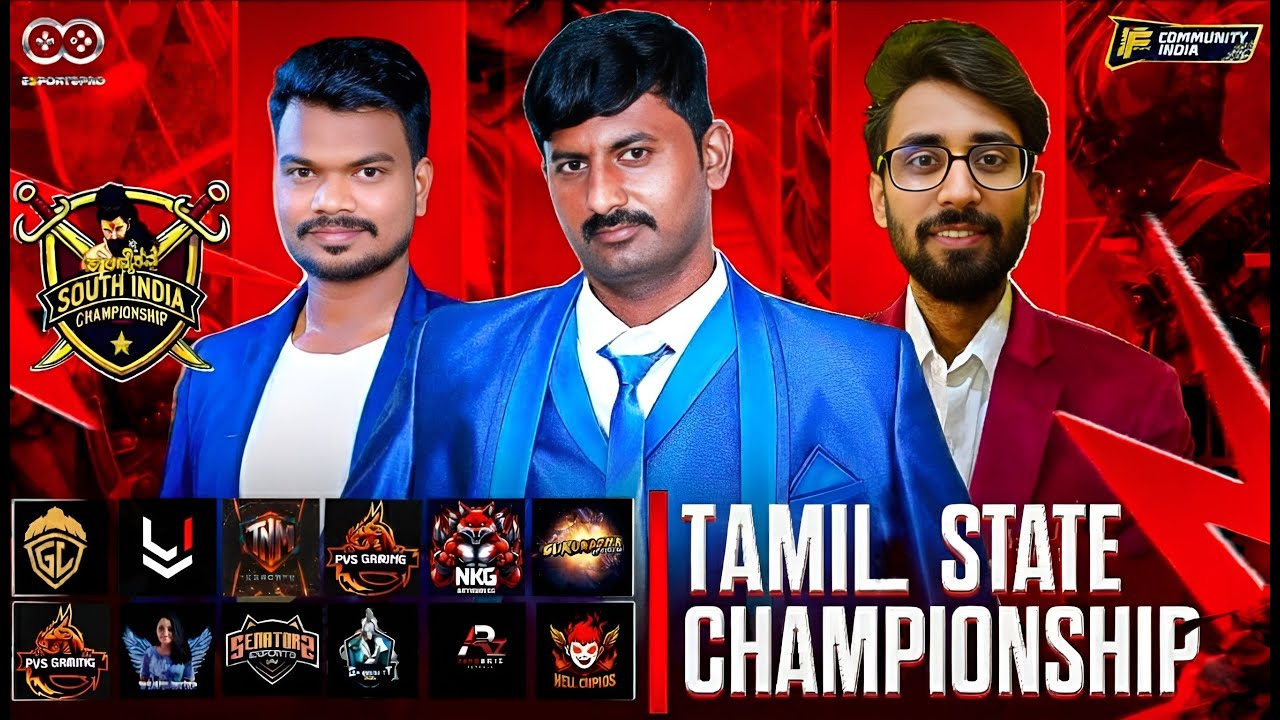 DAY 4 || TAMILNADU STATE CHAMPIONSHIP || SOUTH INDIA CHAMPIONSHIP ||@PVSGAMING@GodLikeEsportss