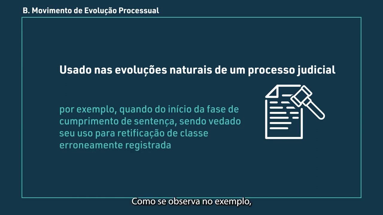 DATAJUD - Retificação e Evolução de Classes Processuais