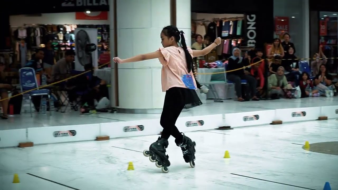 Ikutan Lomba Sepatu Roda Inline Skate Freestyle Bali Skate Open 2024 | Classic Slalom Junior Women