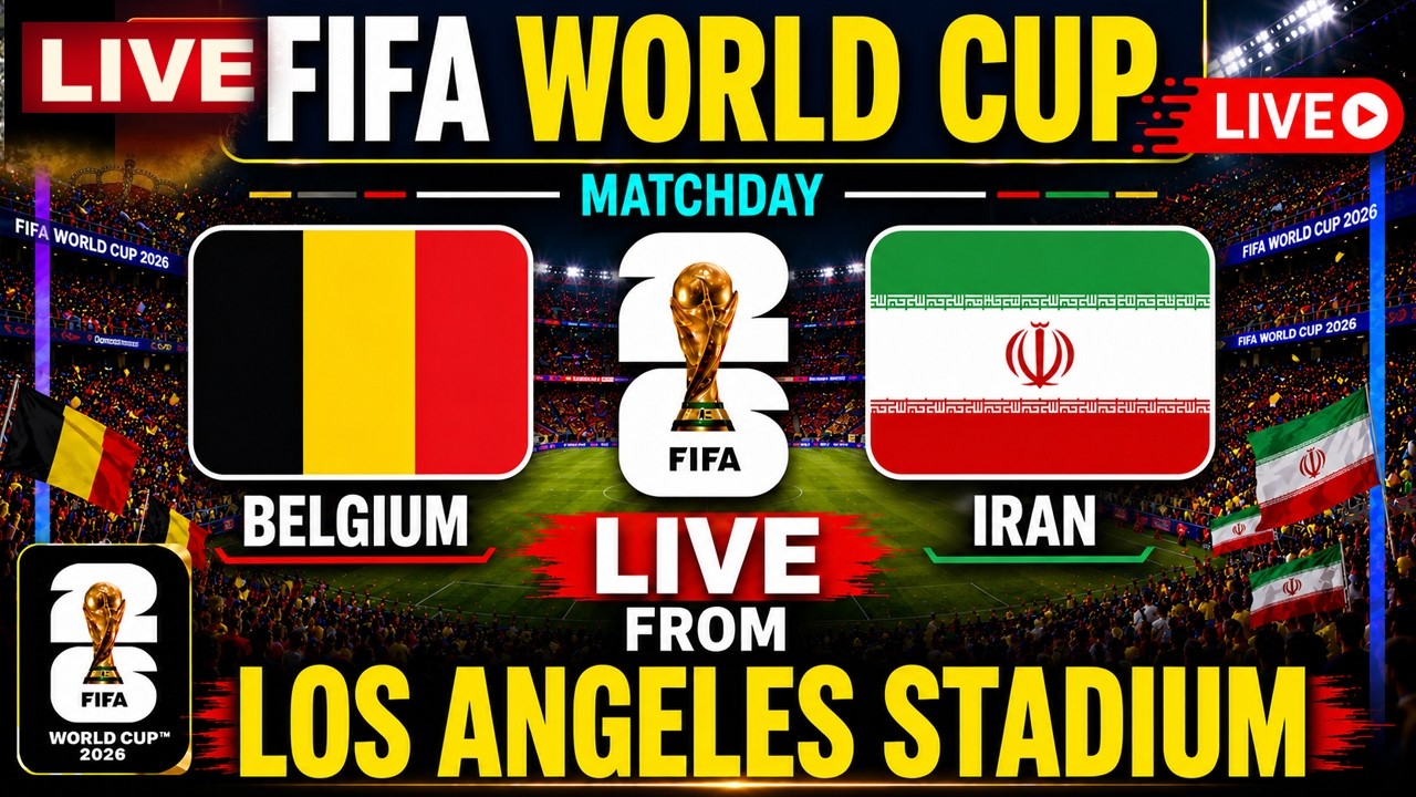 🔴 Belgium vs Iran LIVE: FIFA World Cup 2026 | BEL vs IRN LIVE | Live from Los Angeles Stadium | N18G