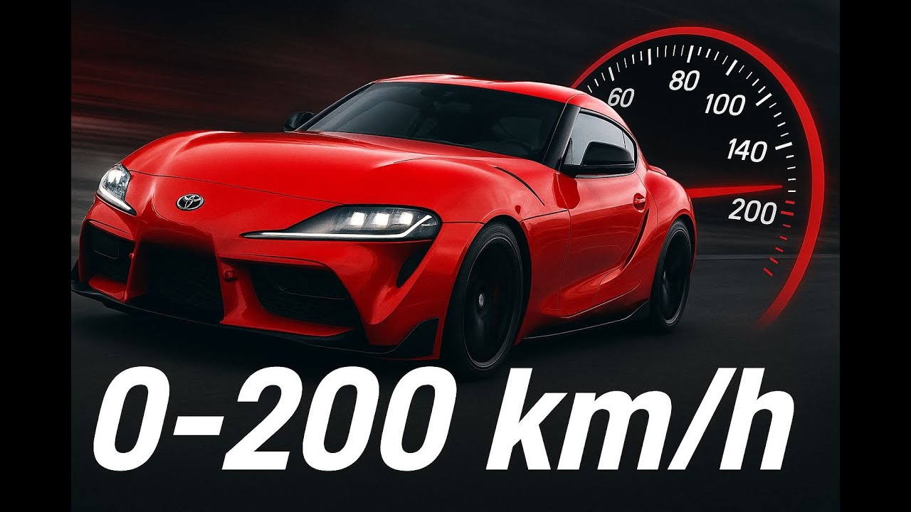 2023 Toyota GR Supra (6MT) | 0&ndash;200 km/h Dragy Run