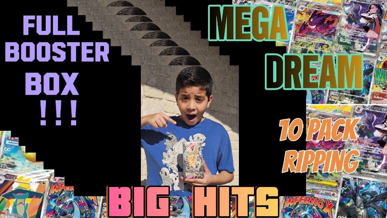 MEGA DREAM BOOSTER BOX OPENING#pokemon #megadream #pokemontcg #unboxing #boosterbox