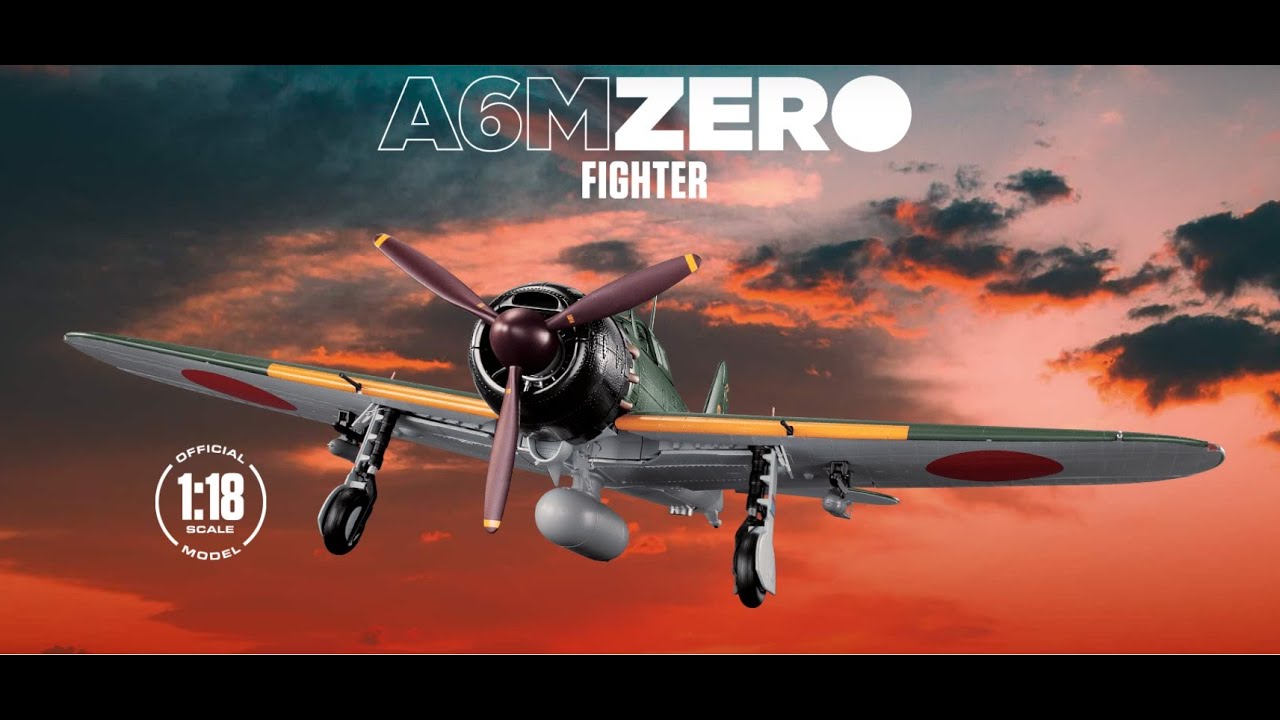 A6M5 ZERO scale 1/18 Hachette  - model presentation