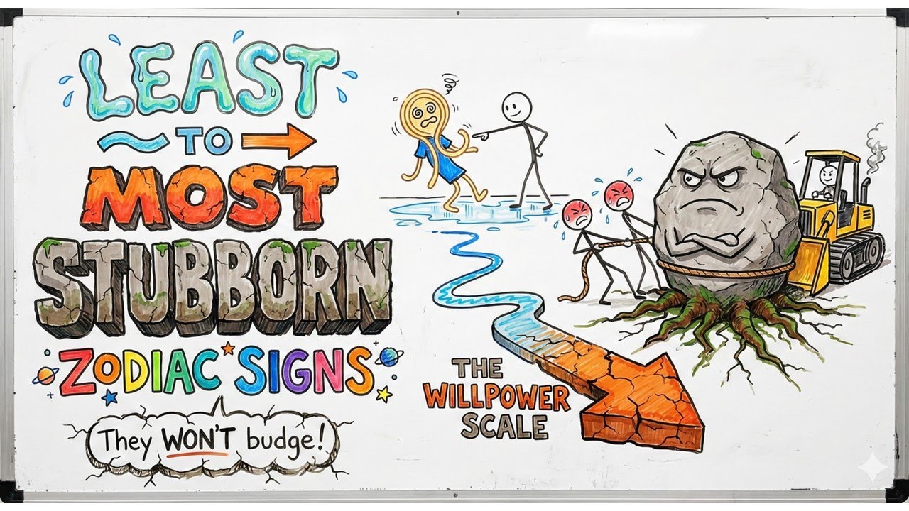 Least to Most Stubborn Zodiac Signs