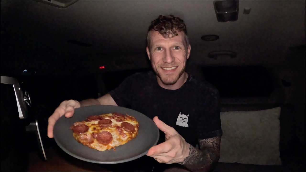 Minivan Camp and Cook Pizza | Devil's Tower