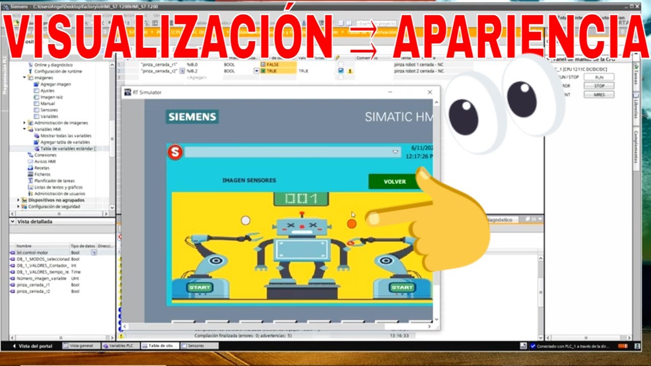 TIPO de VISUALIZACIÓN de la ANIMACIÓN - APARIENCIA - PLC ESPAÑOL 🌠!!! 142
