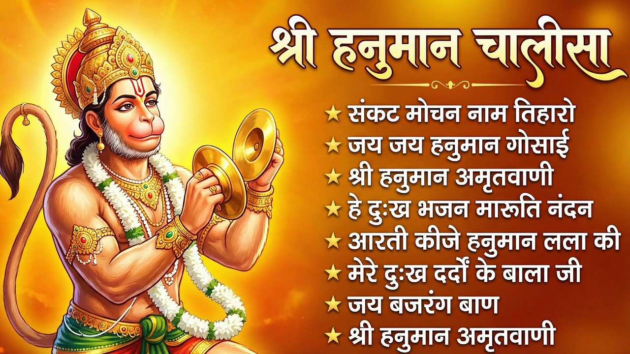 श्री हनुमान चालीसा 🌺🙏 Shree Hanuman Chalisa Original Video 🙏🌺 Gulshan Kumar Hariharan Full HD