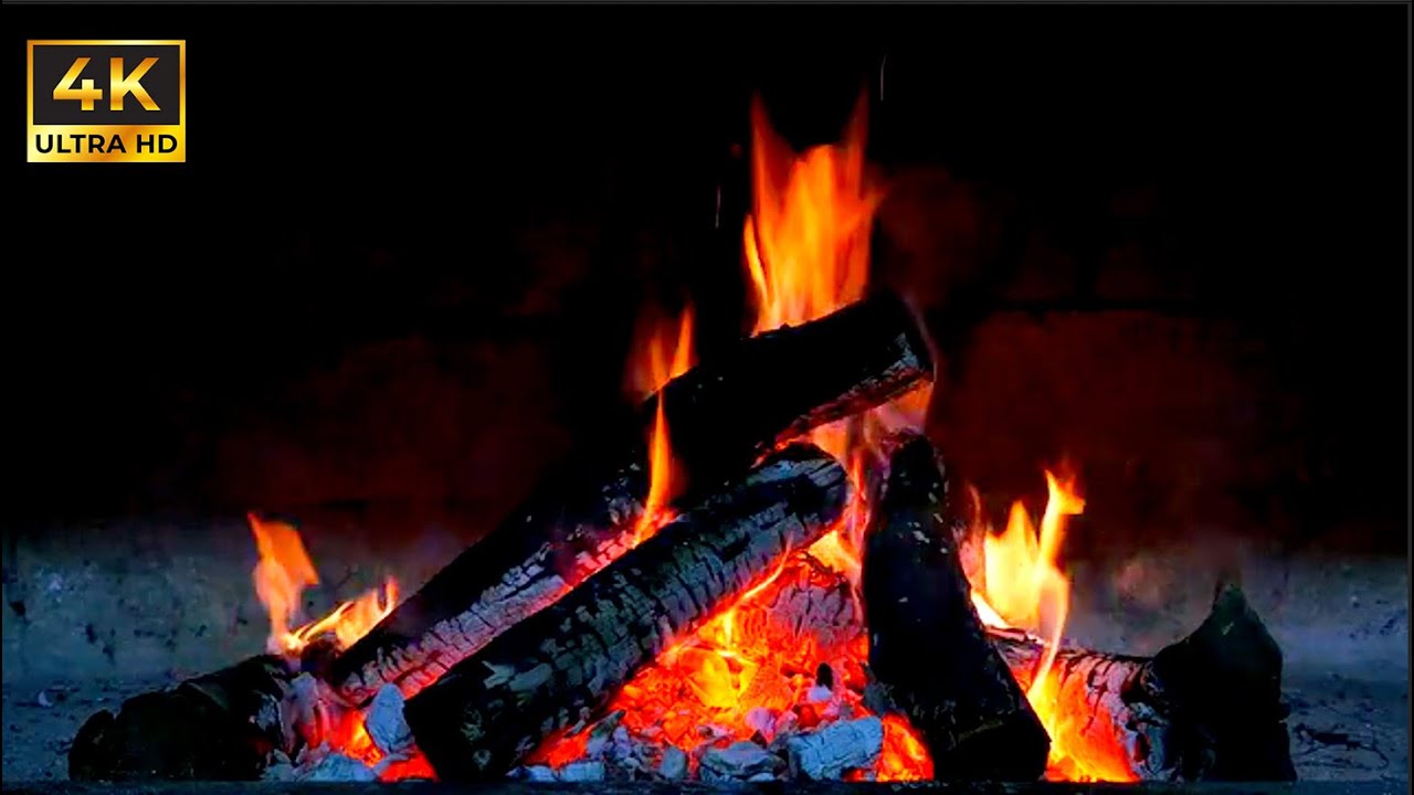 Cozy Fireplace Ambience: Crackling Fire for Relaxation & Sleep