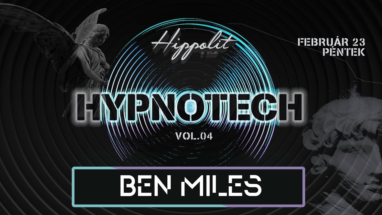 Ben Miles - 2 hours Techno Set @ HYPNOTECH ➤ Hippolit The Club ✘ Eger (2024/02/23)