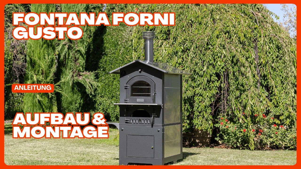 Fontana Forni Holzabckofen Gusto Montage, Aufbauanleitung und Bedienelemente Erklärung. LoderFire
