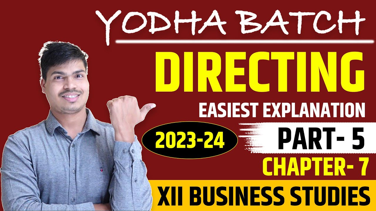 Communication | Directing Part 5 | Process, Formal & Informal communication | Class 12 business st.