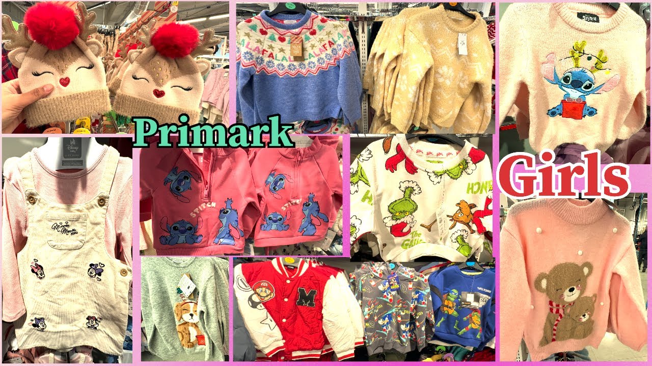 Primark kids girls winter collection🥰||November2024