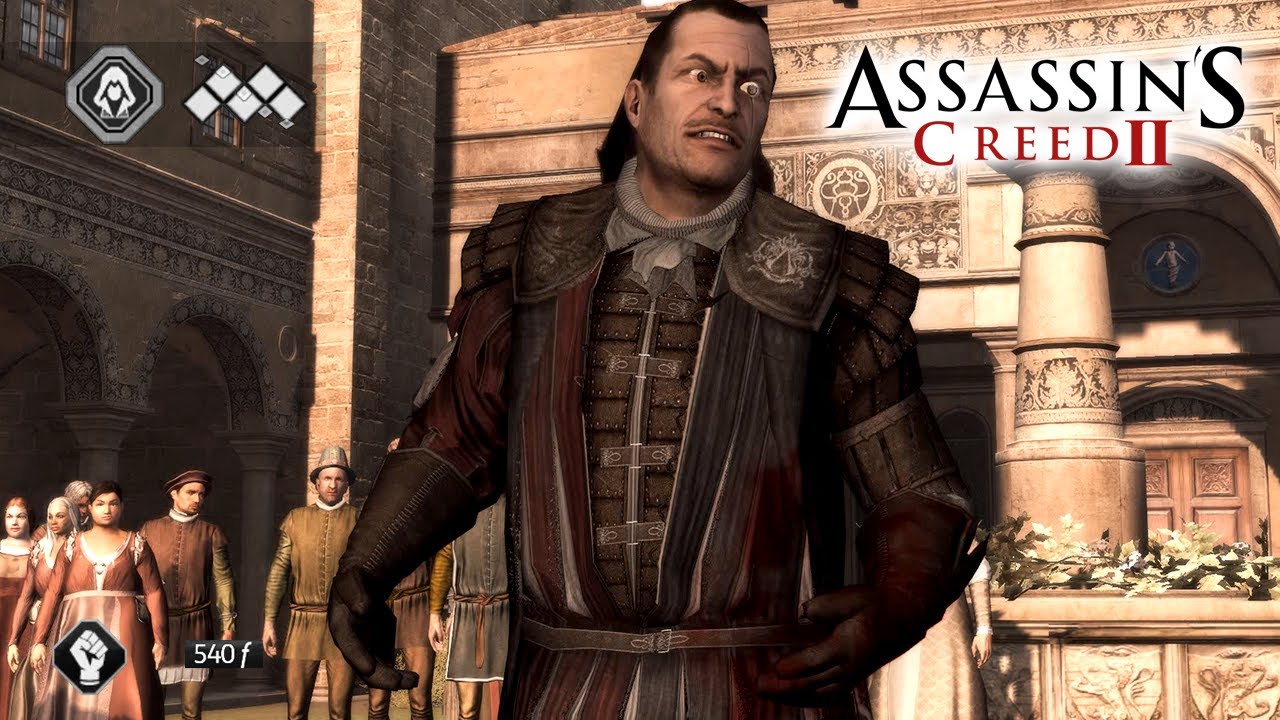 Что будет если дядя Марио отомстит за смерть семьи Аудиторе в Assassin's Creed II