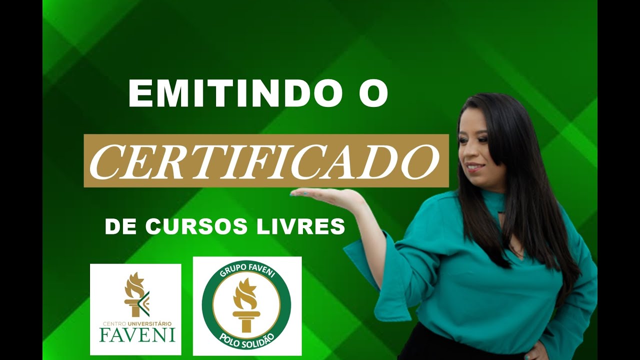 Como emitir o certificado de capacitação da FAVENI