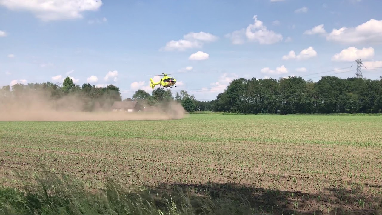 Traumahelikopter bij dodelijk ongeval Leveroy