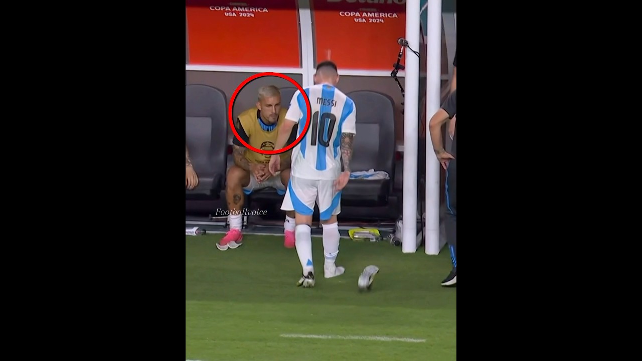 Paredes Did It for Messi👏 #football #messi #paredes