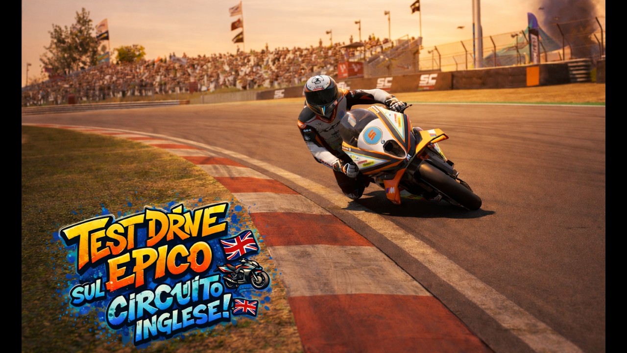 RIDE 6 - Test Drive EPICO sul Circuito Inglese di Brands Hatch! 🇬🇧🏍️ IN 01:21! Con BMW M1000RR!