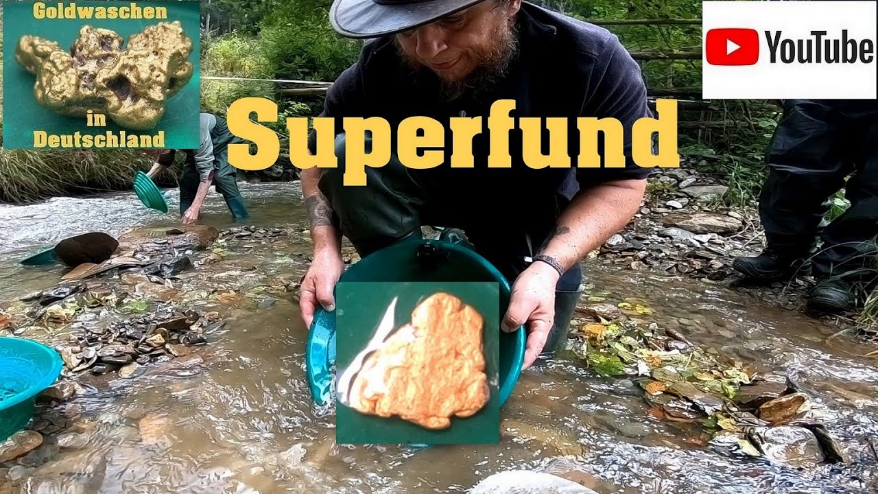 ein Superfund beim Goldwaschen