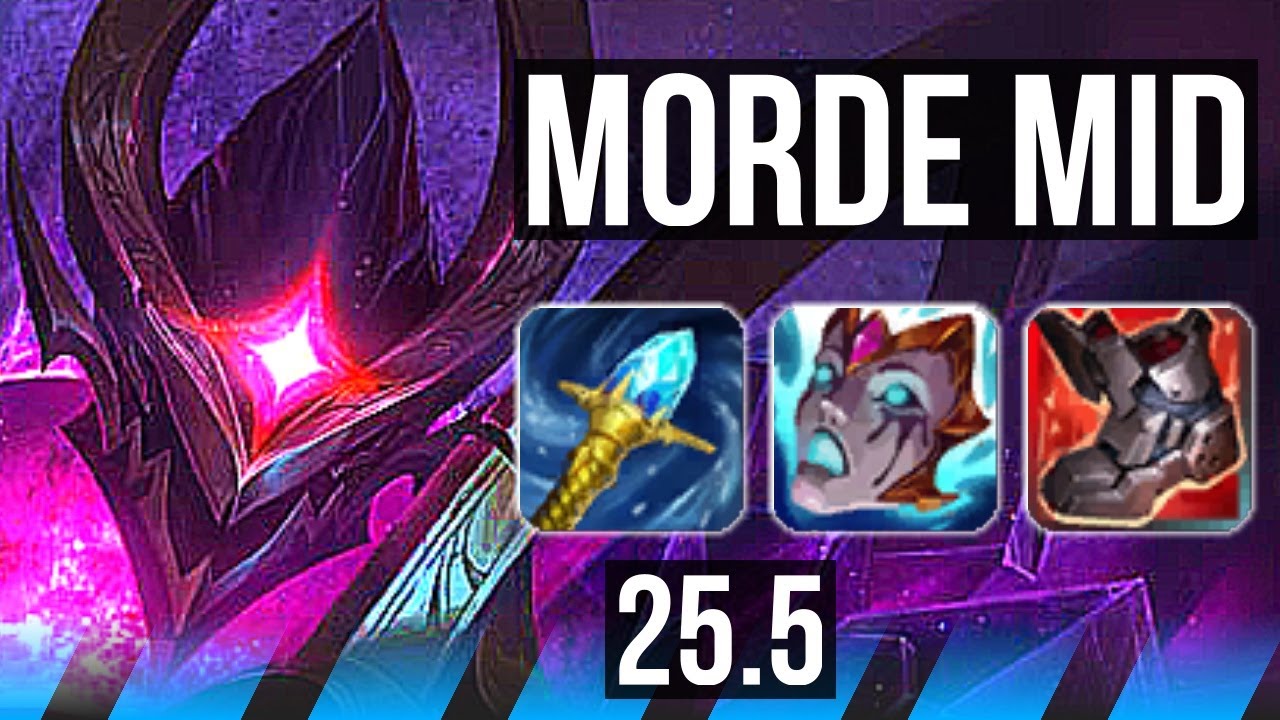MORDEKAISER vs YASUO (MID) | 7 solo kills | TR Grandmaster | 25.5