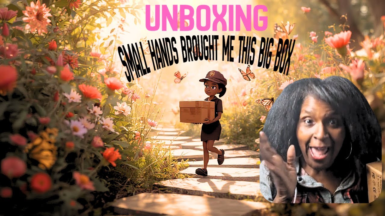 “A MINIATURE UPS GIRL Delivered ME a MASSIVE Box?! 😳📦”| UNBOXING | GIFT FROM @FarmerChas & Gardeners