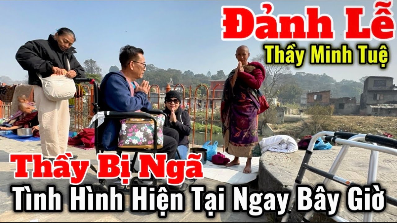 Chân Của Thầy Minh Tuệ Sau Khi Bị Ngã | Phật Tử Phương Xa Đảnh Lễ Các Sư Phụ | Thông Tin Mới Nhất