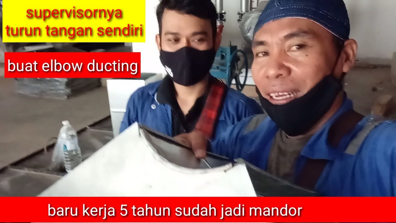 Cara buat elbow Ducting