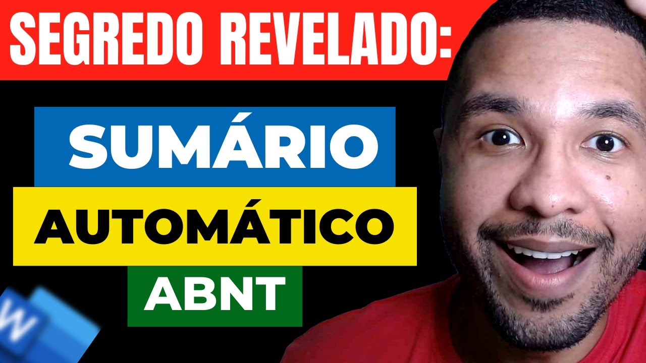 Como Colocar um Sumário Automático no Word Sem Complicação [ABNT]