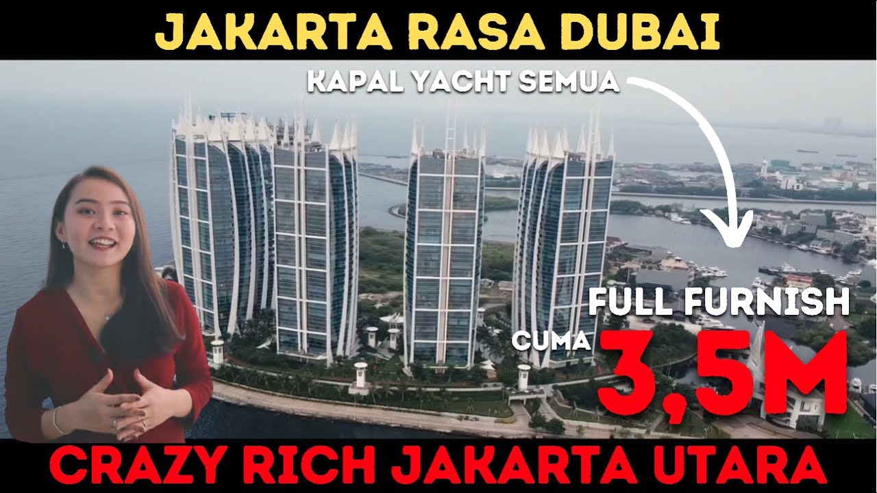 TEMPATNYA PARA SULTAN JAKARTA UTARA ISI PARKIRANNYA YACHT SEMUA - REGATTA APARTEMEN