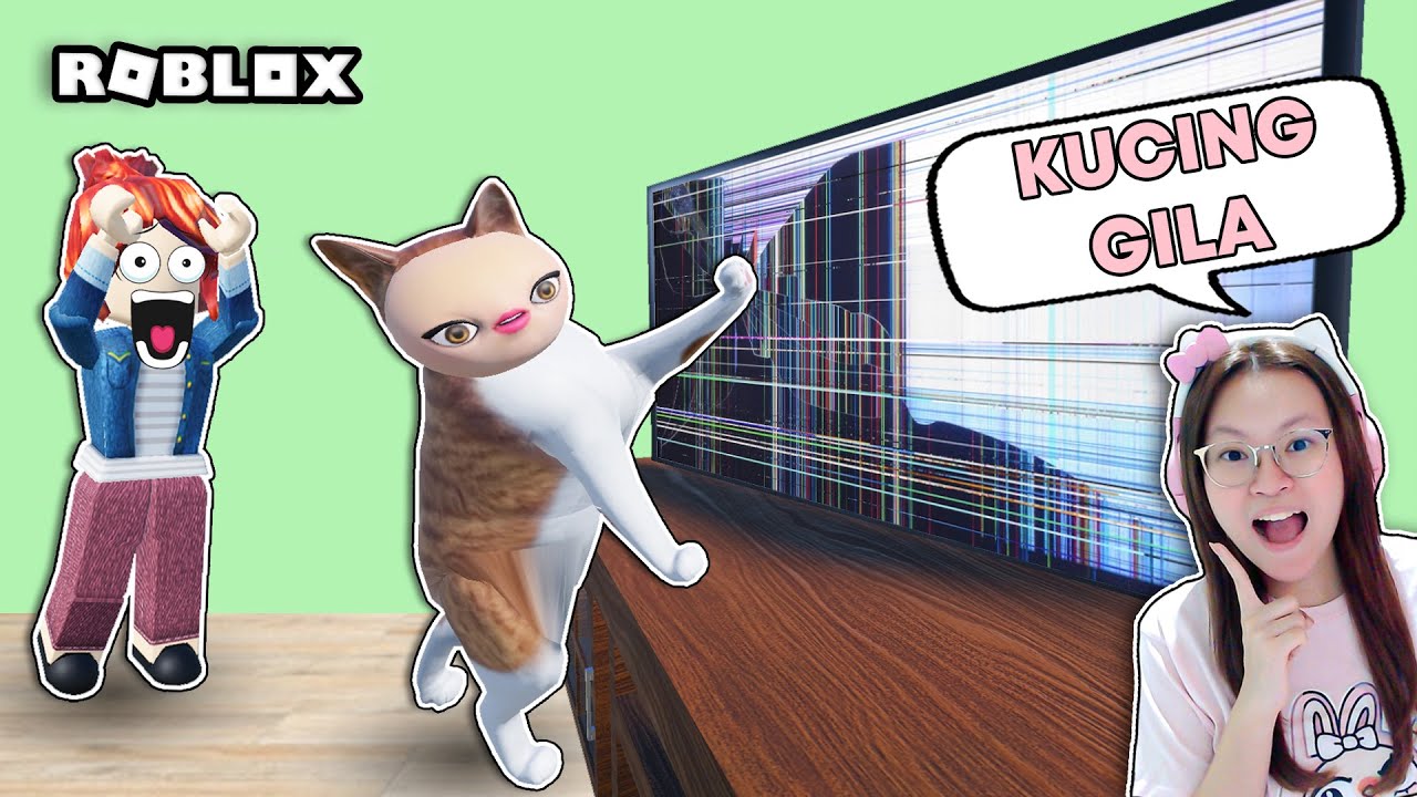 Muka Legend Berubah Jadi Kucing Gila ?!! [Roblox Indonesia]