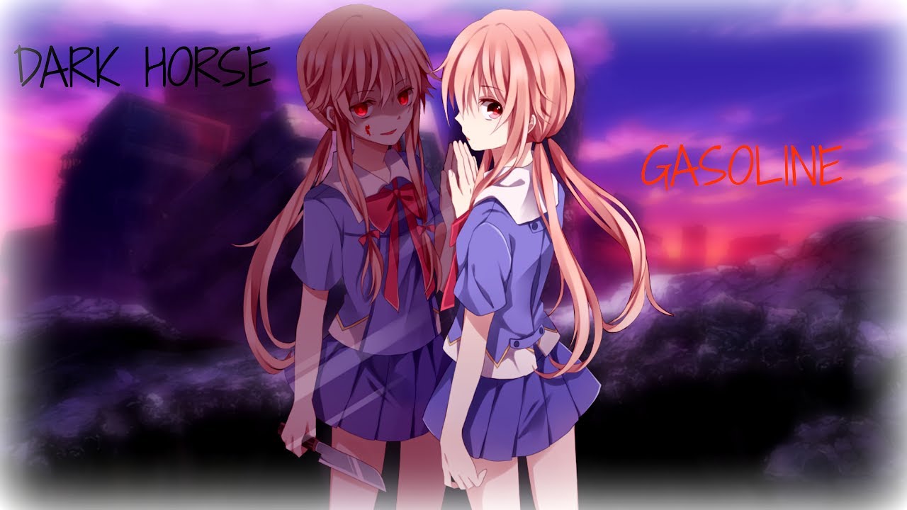 ⧔Nightcore⧕ → Dark Horse//Gasoline (Switching Vocals) |Lyrics|
