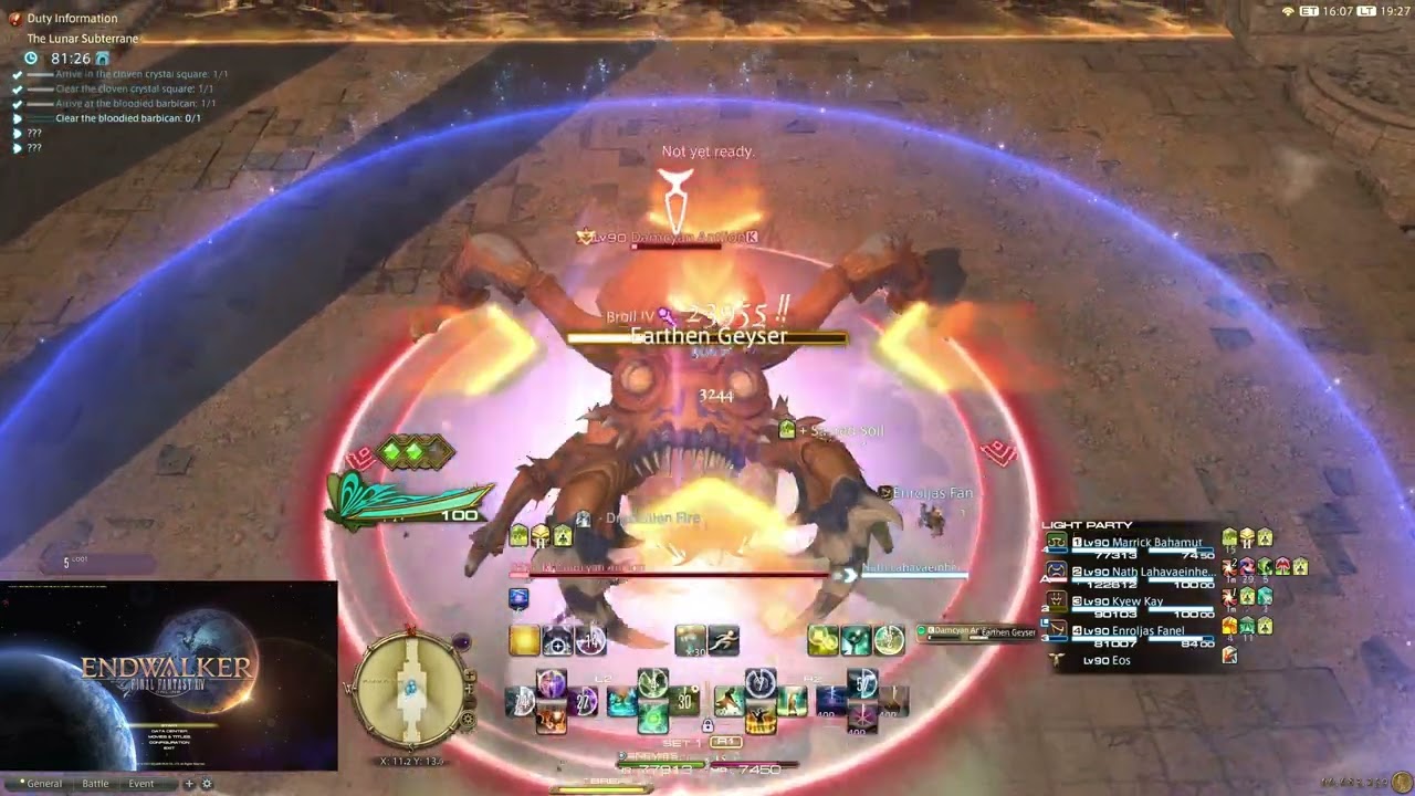FINAL FANTASY XIV ONLINE | Level 90 Dungeon : The Lunar Subterrane | Scholar SCH POV
