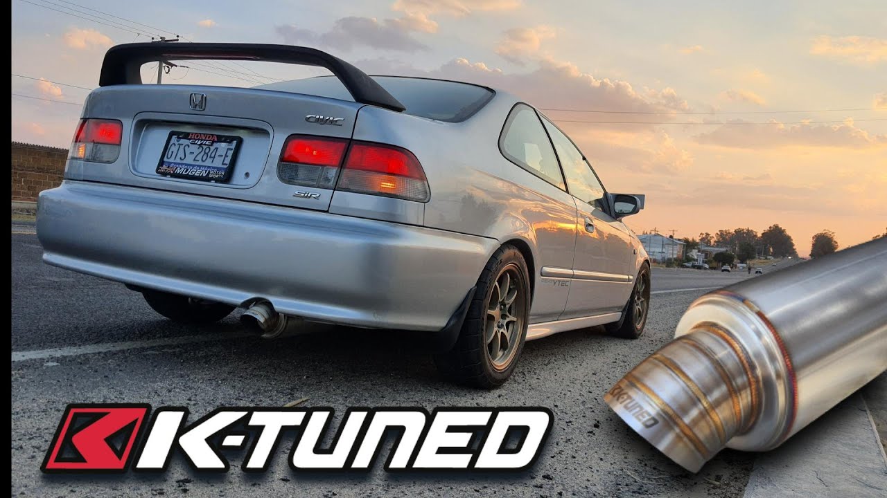 Nuevo Mofle para el Civic || K-TUNED Turndown 2.5