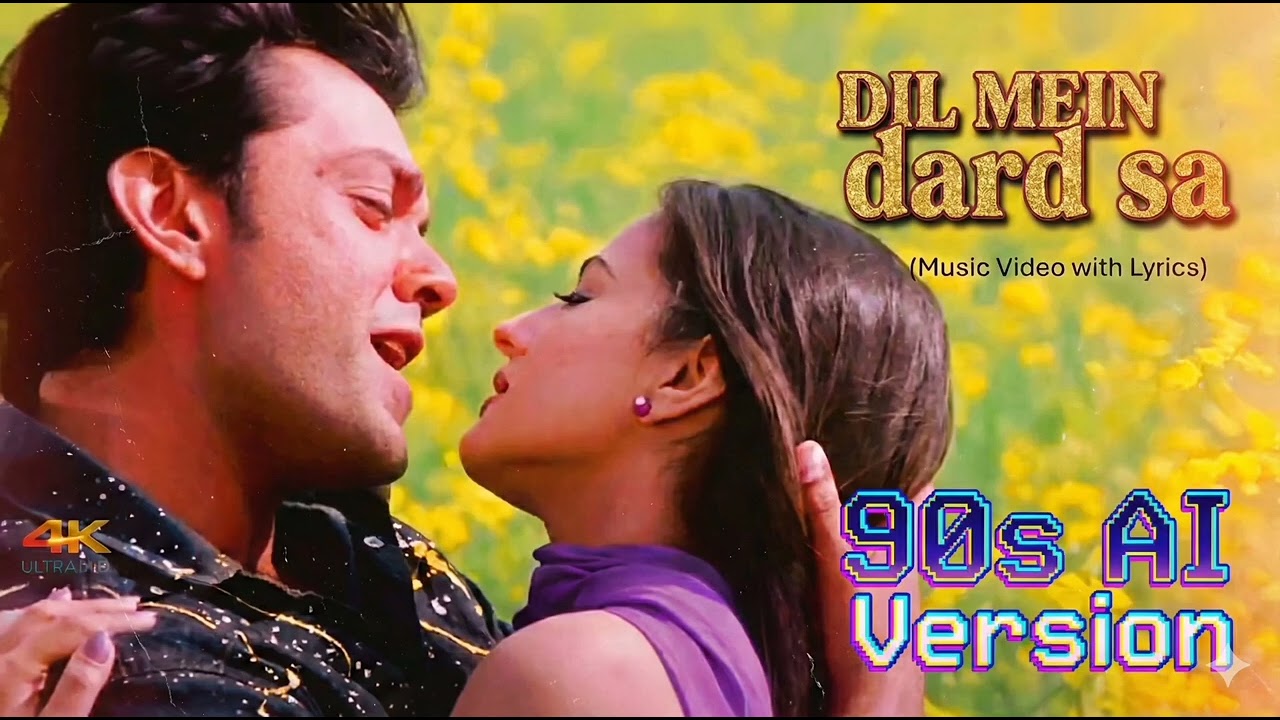 Dil Me Dard Sa (90s AI Version) Bobby Deol, Ameesha Patel | Kranti
