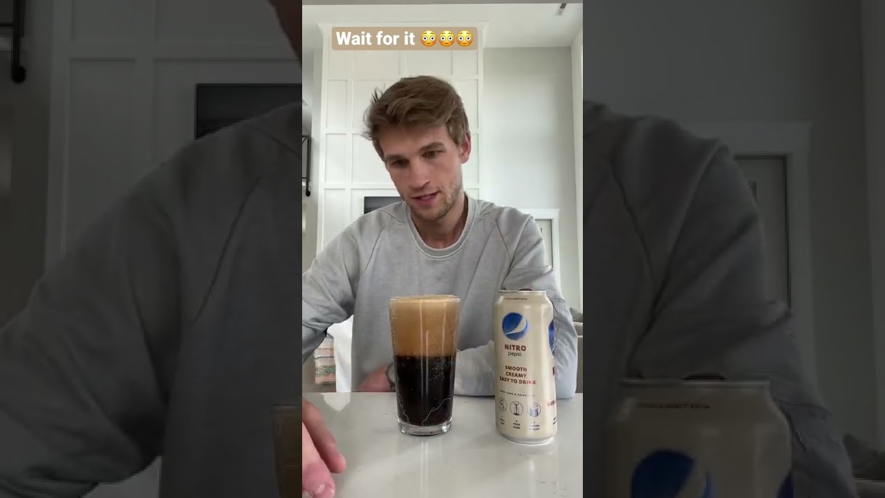 Выпить полную банку Pepsi Nitro Vanilla Draft МЕНЕЕ чем за 2 СЕКУНДЫ!!
