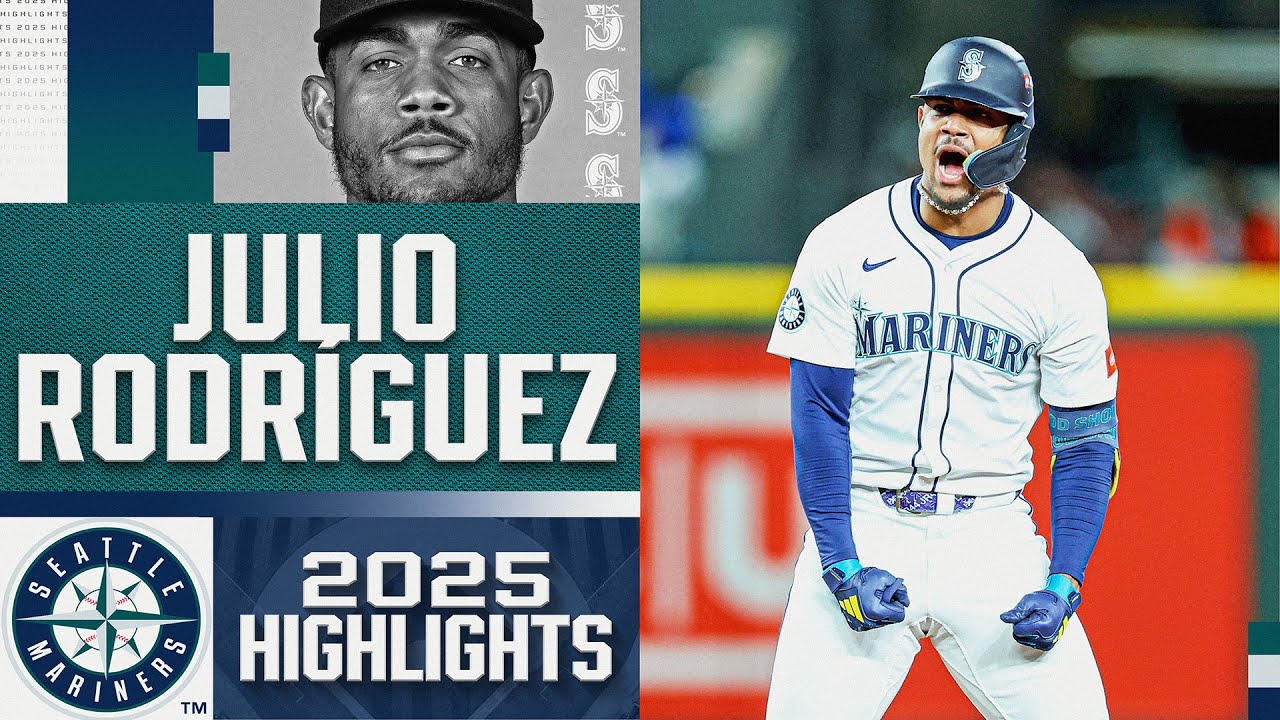 TRIDENTS UP for Julio Rodr&iacute;guez's biggest and BEST moments with the AL West-best Mariners in 2025! 🔱