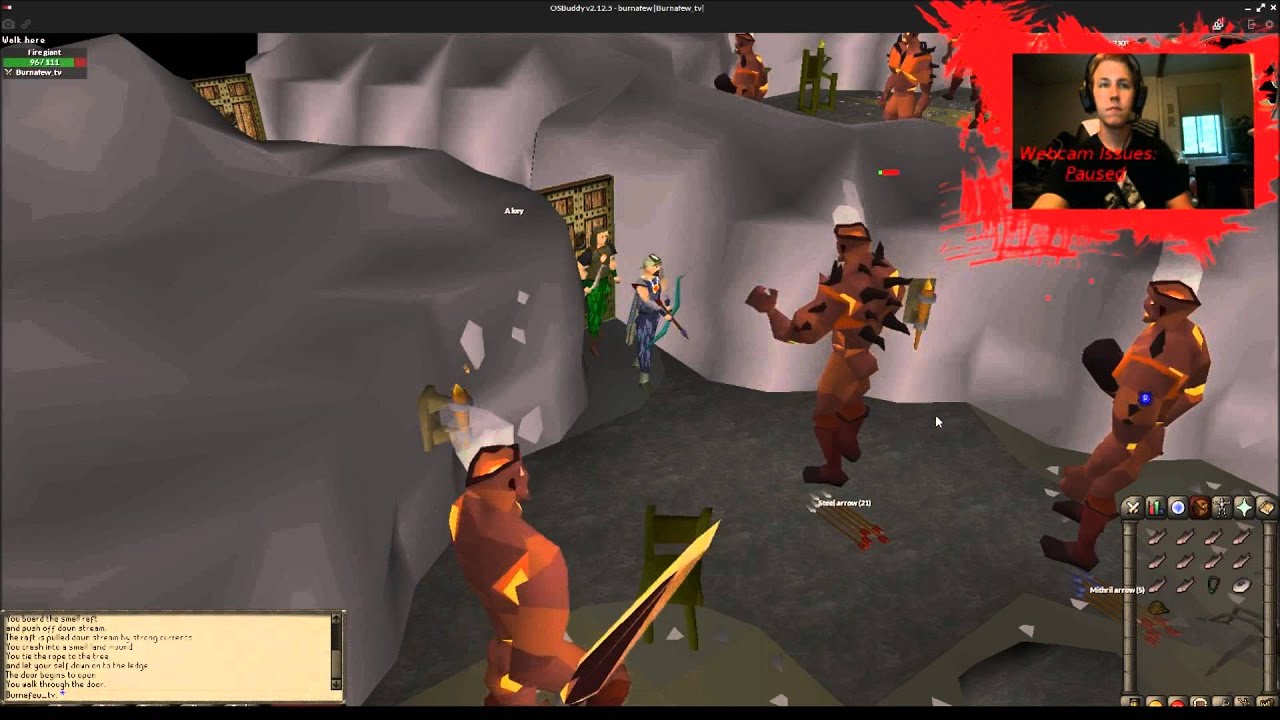OS Runescape: Where to farm Fire Giants! Range and or Mage!